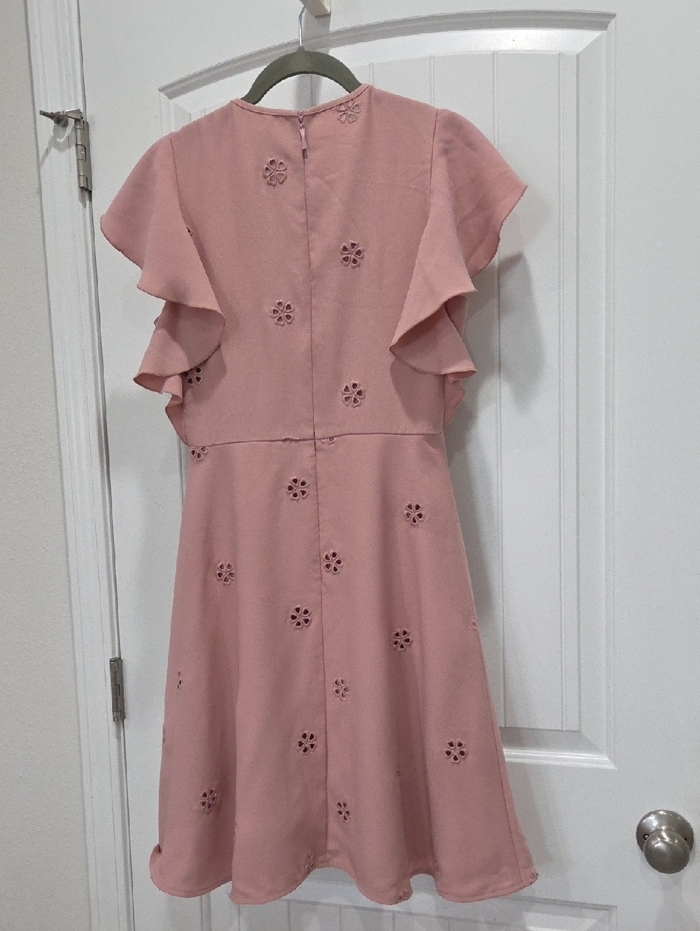 Kate Spade Cutout Crepe Dress In Peony, Size 2 - Picture 6 of 6